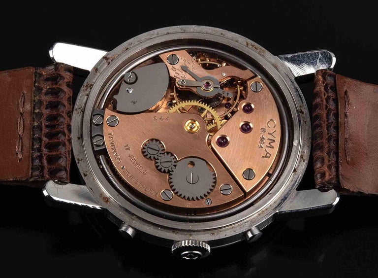 Cyma Time-O-Vox, Cymaflex, Watch 1950s For Sale at 1stDibs | cyma time o  vox, cyma cymaflex watch, cyma navy star chronograph