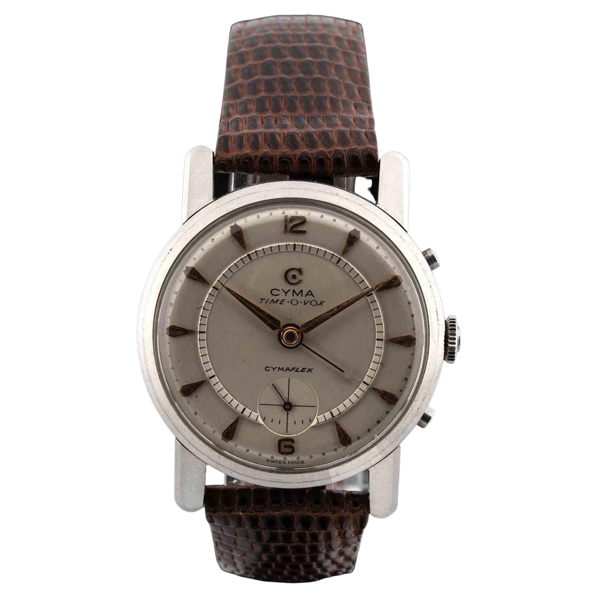 Cyma Time-O-Vox, Cymaflex, Watch 1950s For Sale