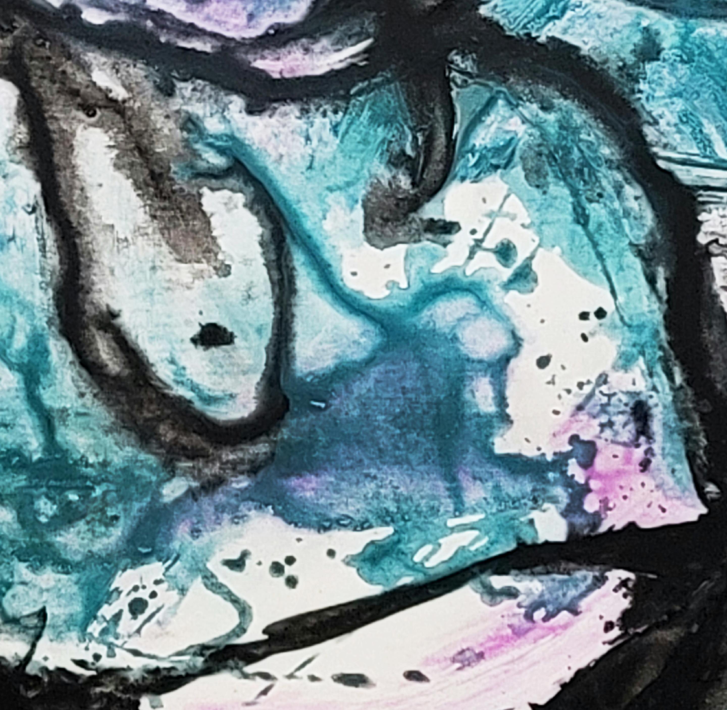 A Singular Transformation I - Energetic, Expressive Abstract, Zen Calligraphy For Sale 3