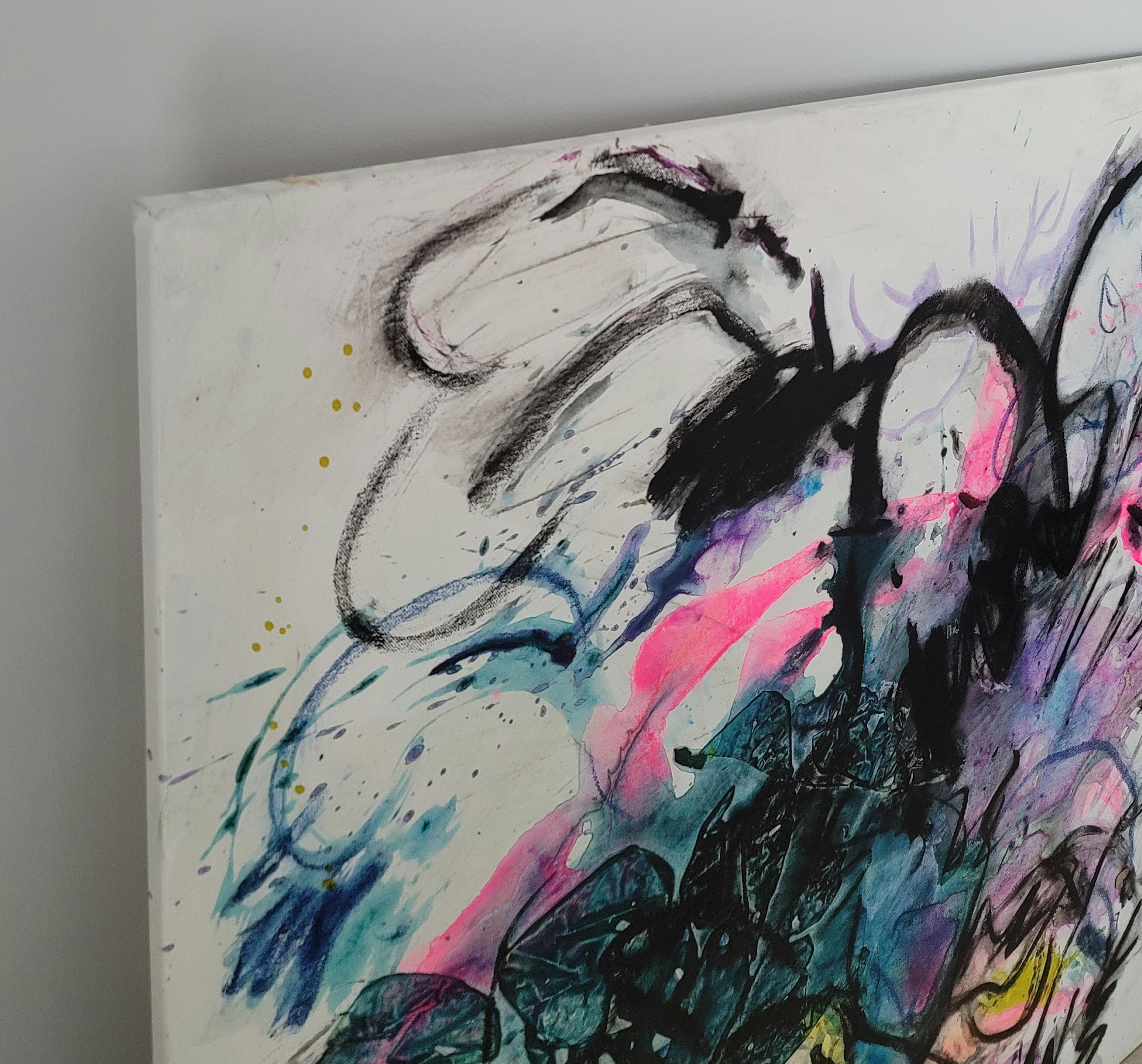 A Singular Transformation II - Energetic, Expressive Abstract, Zen Calligraphy For Sale 4