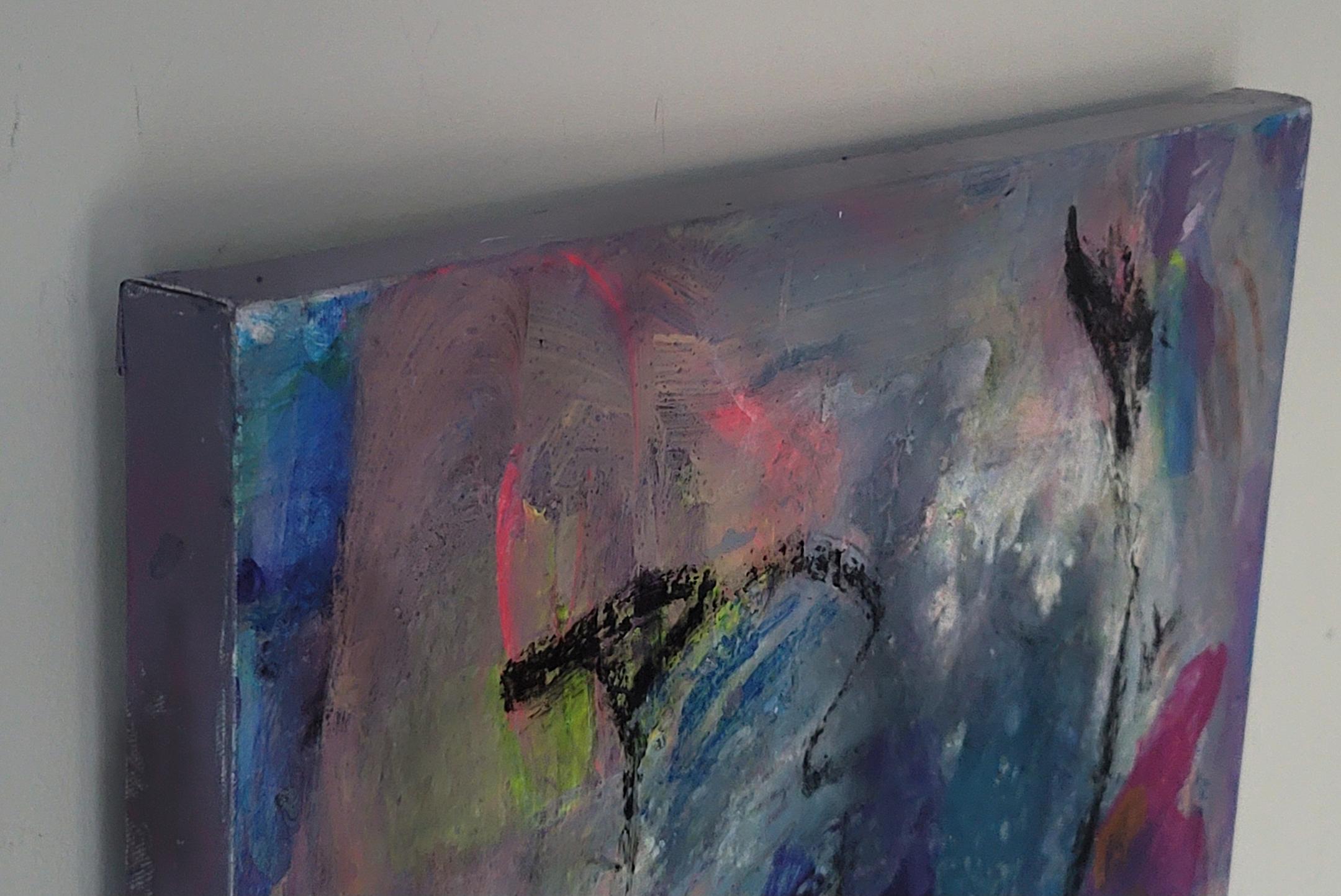 Impresión abstracta_ Un poco de rosa I en venta 4