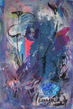 Impression abstraite_ Un peu de rose I