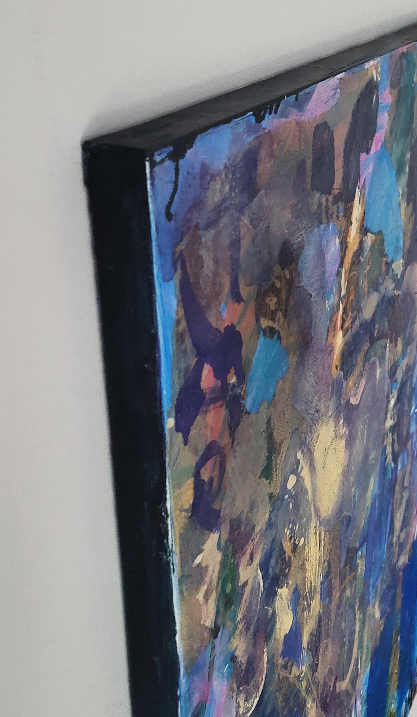 Impression abstraite_ Un peu de rose II en vente 4