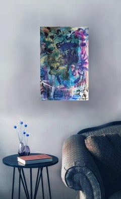 Abstract Impression_ A Little Pink III
