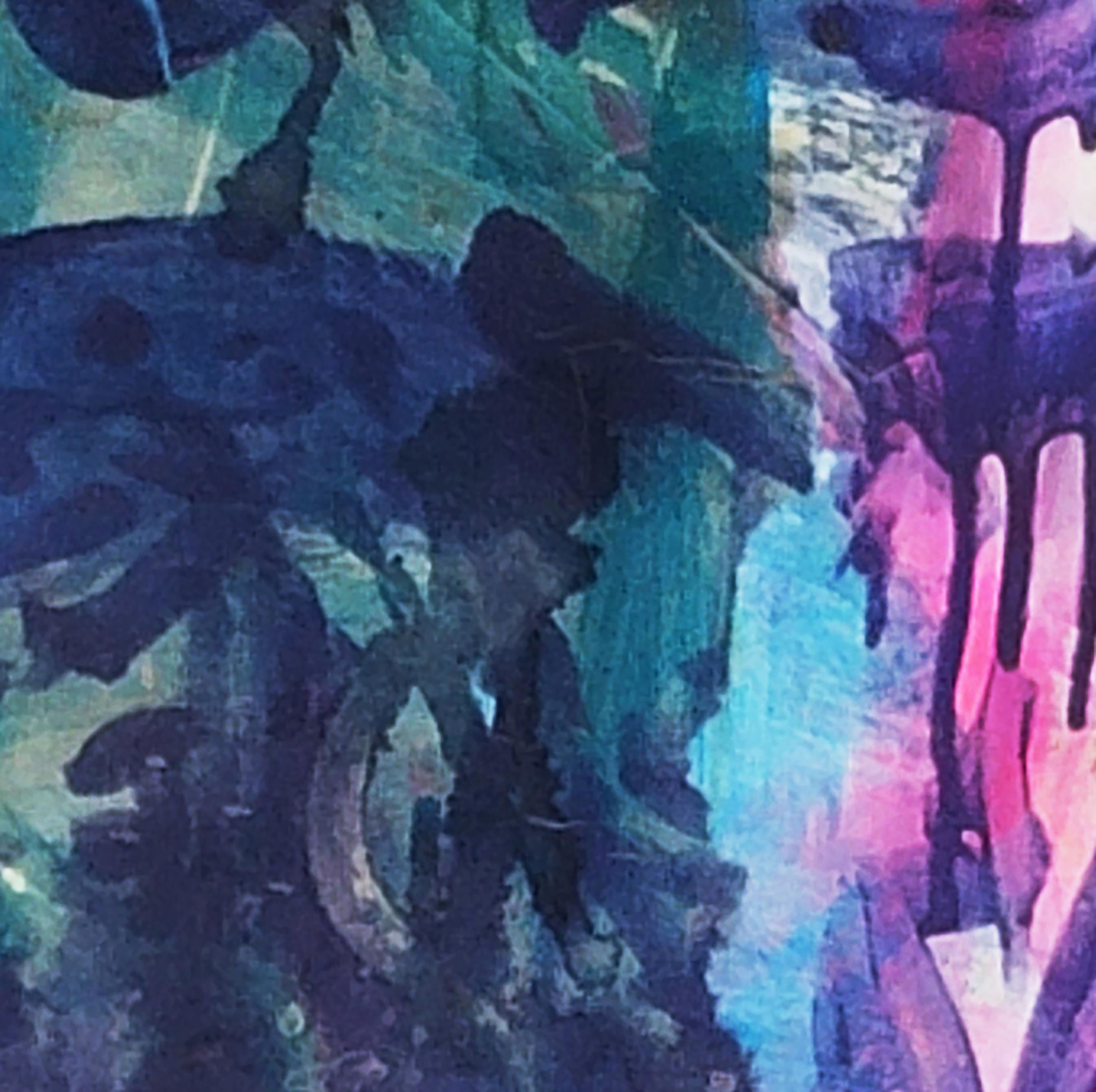 Impression abstraite_ Un peu de rose III en vente 3