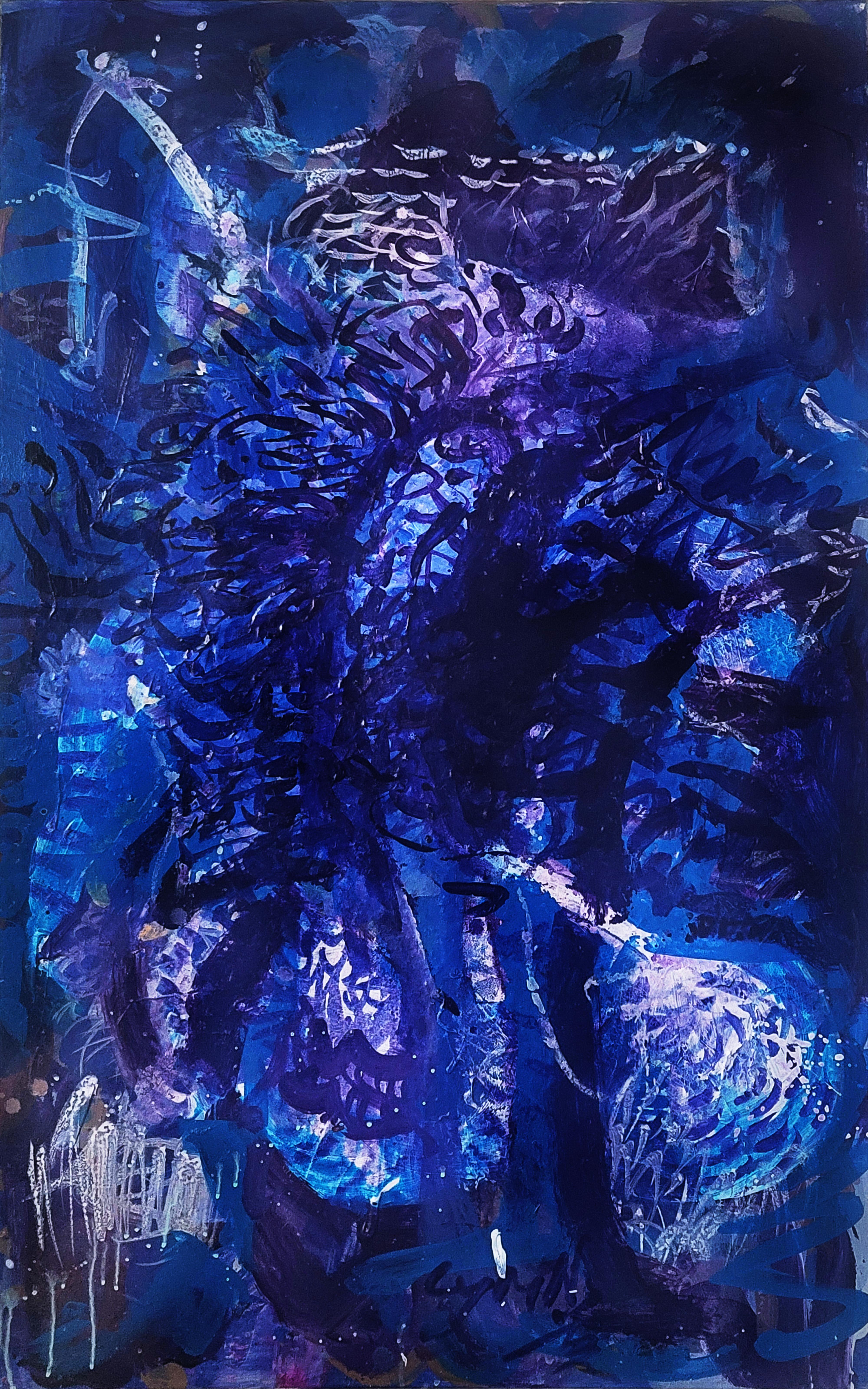 Abstract Impression_Bruise Blue II
