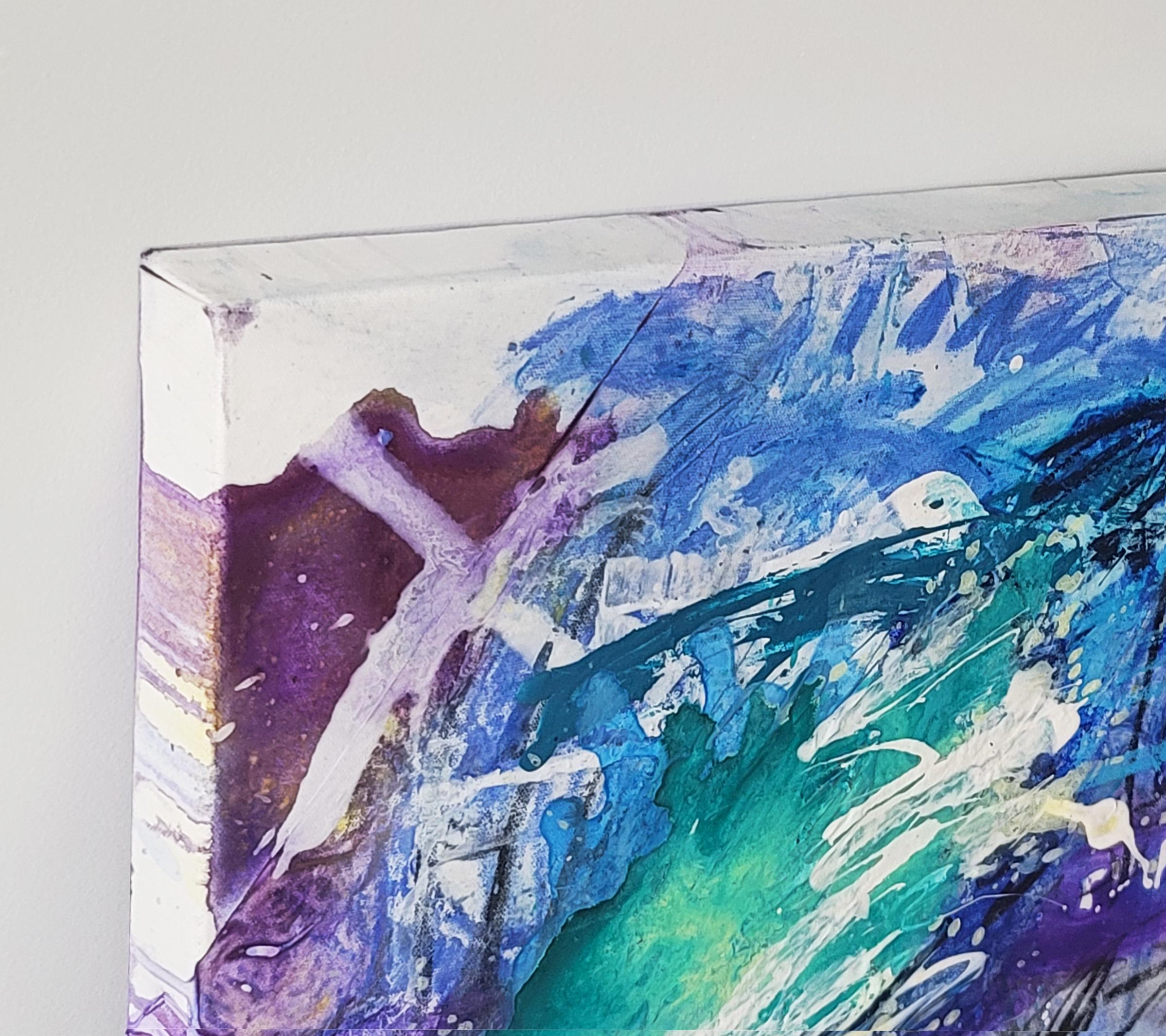 Beyond Blue-Abstract Impression I For Sale 4