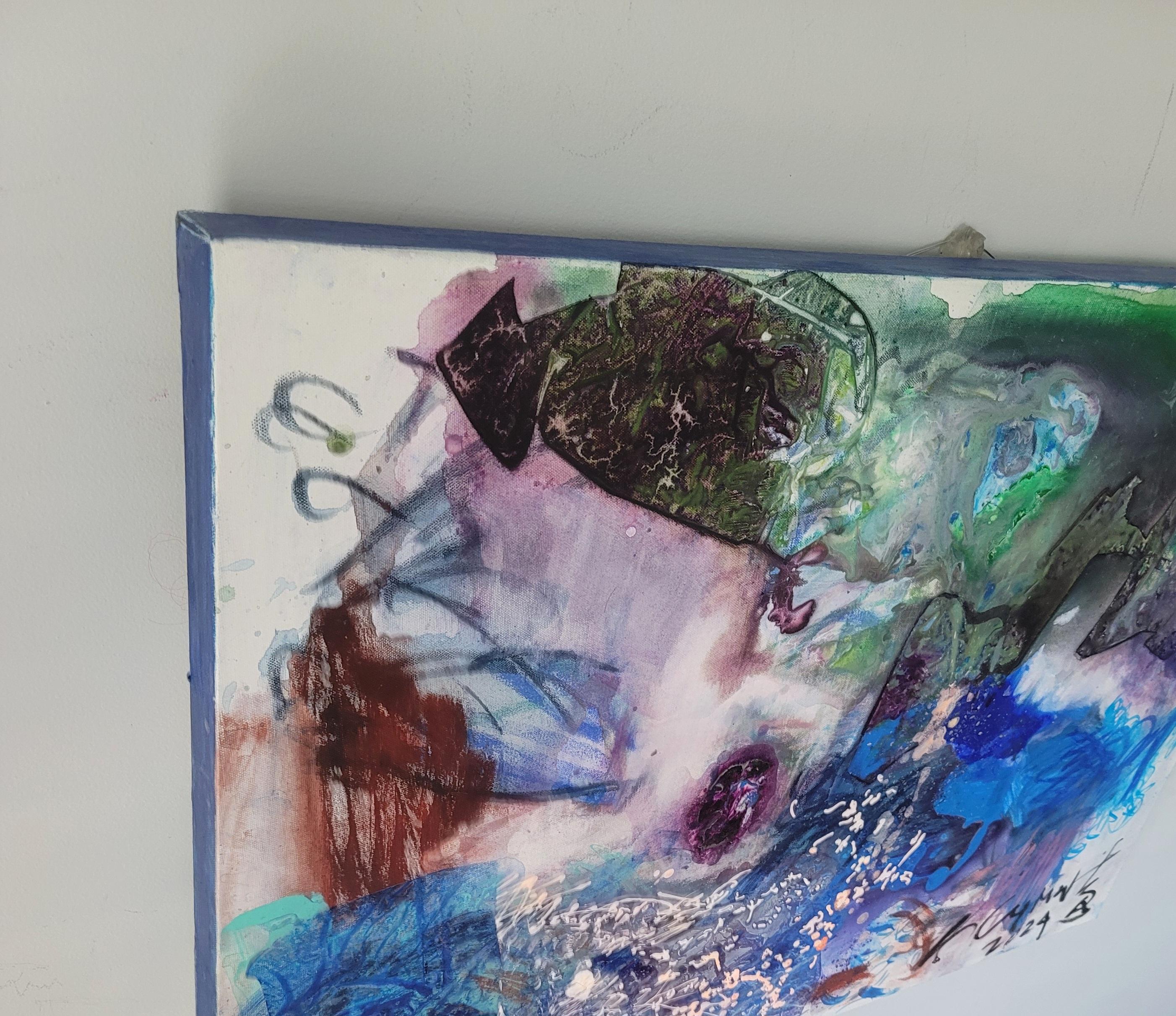 Le style de Cymn Wong est celui de peintures mixtes, développées avec du pastel, du crayon, de l'acrylique et de l'encre.  Enracinée dans la peinture traditionnelle chinoise au pinceau à encre et dans l'expressionnisme abstrait new-yorkais