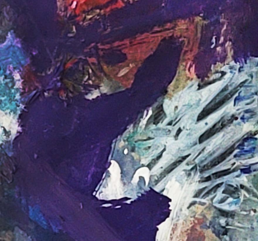 Dotting Mental Landscape VI - Abstract Expressionist Painting by Cymn Wong 