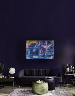 Drift Nr. II: Sedimentation - Einwärtsdrift von Blau