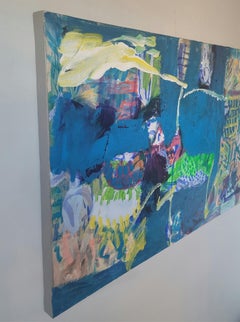 Drift No. IV: Emergence - Abstract Veiling Blue