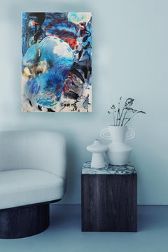 Emergence I - Raw Power, Expressive Abstract, Zen Calligraphy