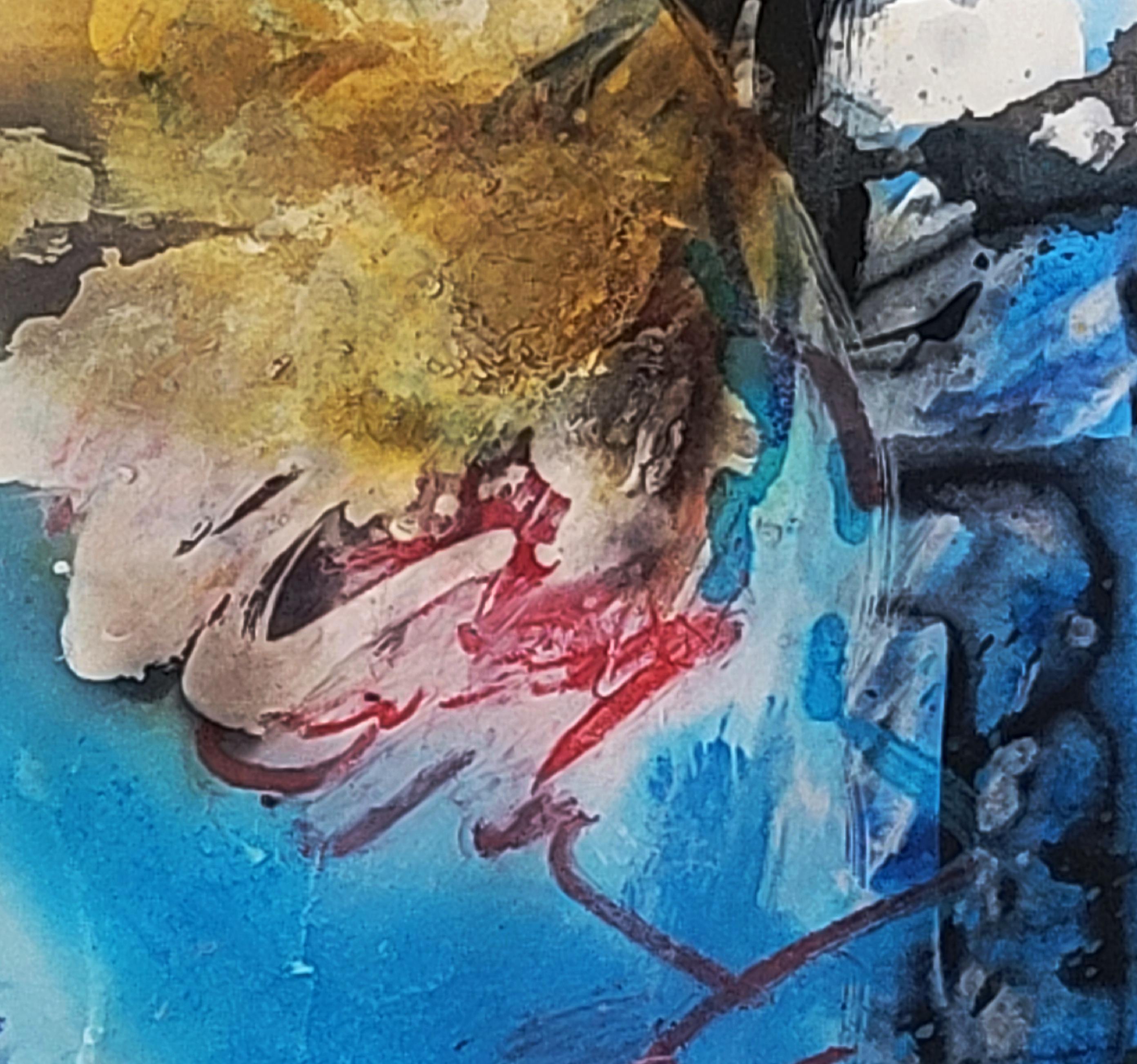 Emergence III - Raw Power, Expressive Abstract, Zen Calligraphy For Sale 1