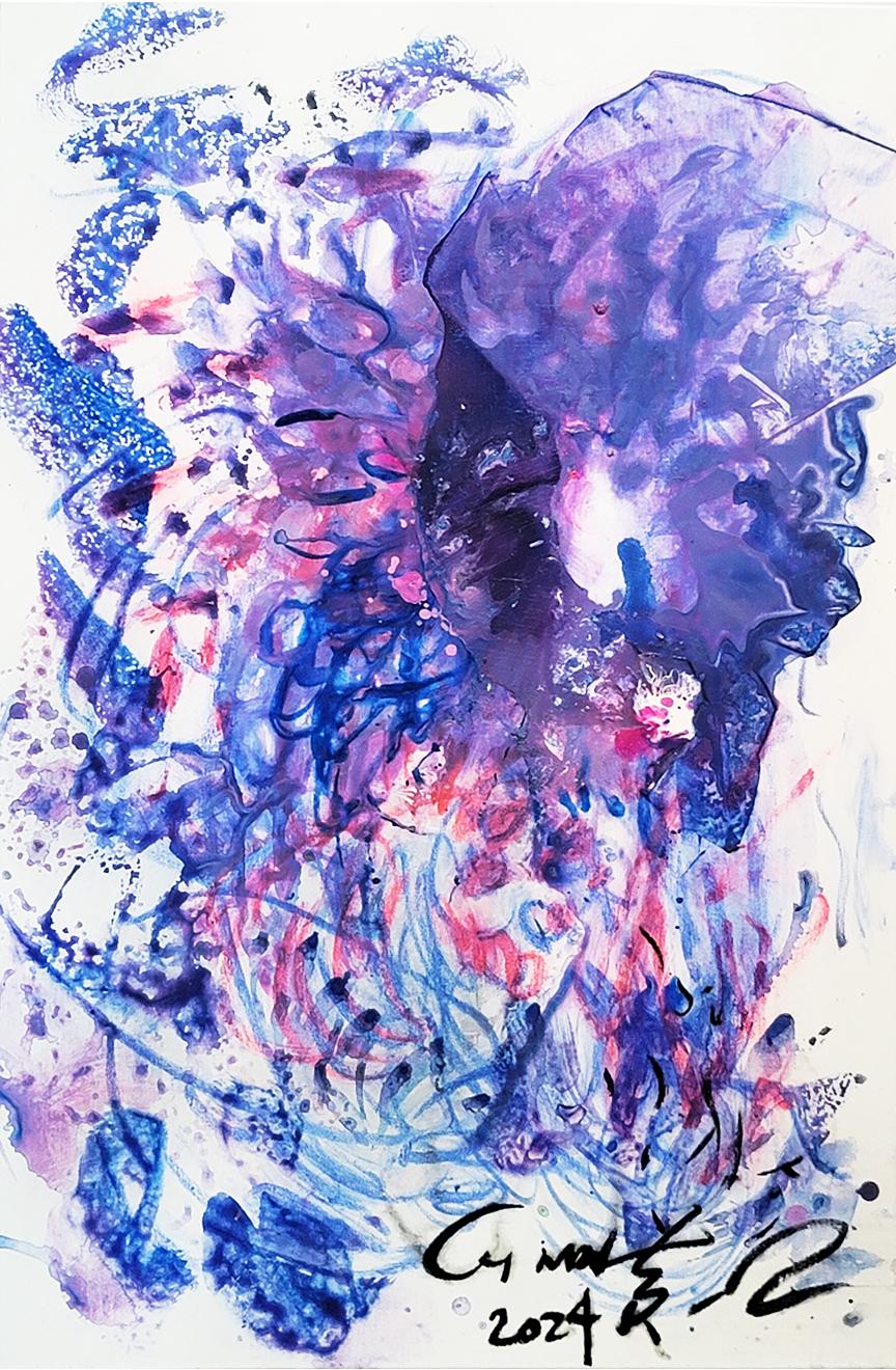 Expresivo Abstracto Azul I