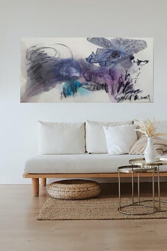 From Seed to Serenity - Vivid, Gestural, Expressive abstract and Zen Calligraphy