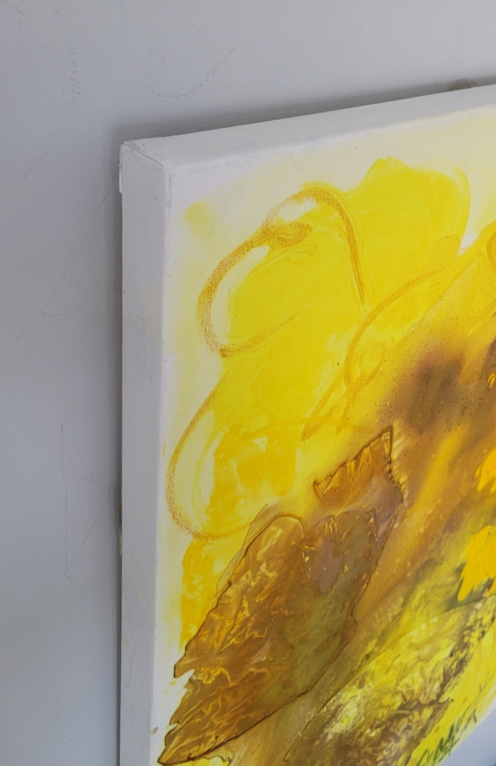 Mysterious Yellow  Stains I For Sale 4