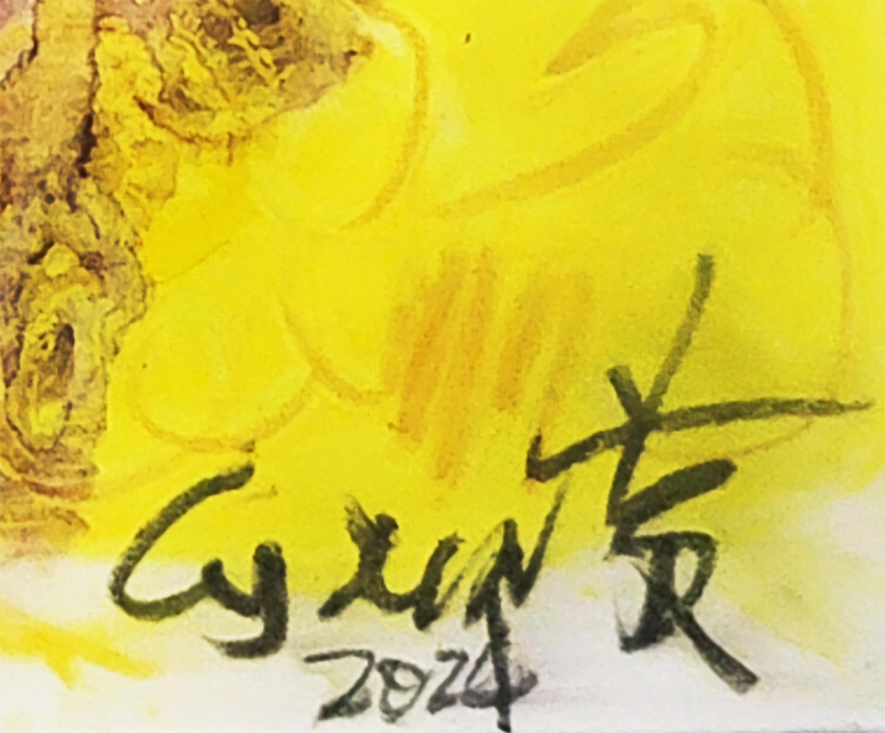 Mysterious Yellow  Stains II For Sale 1