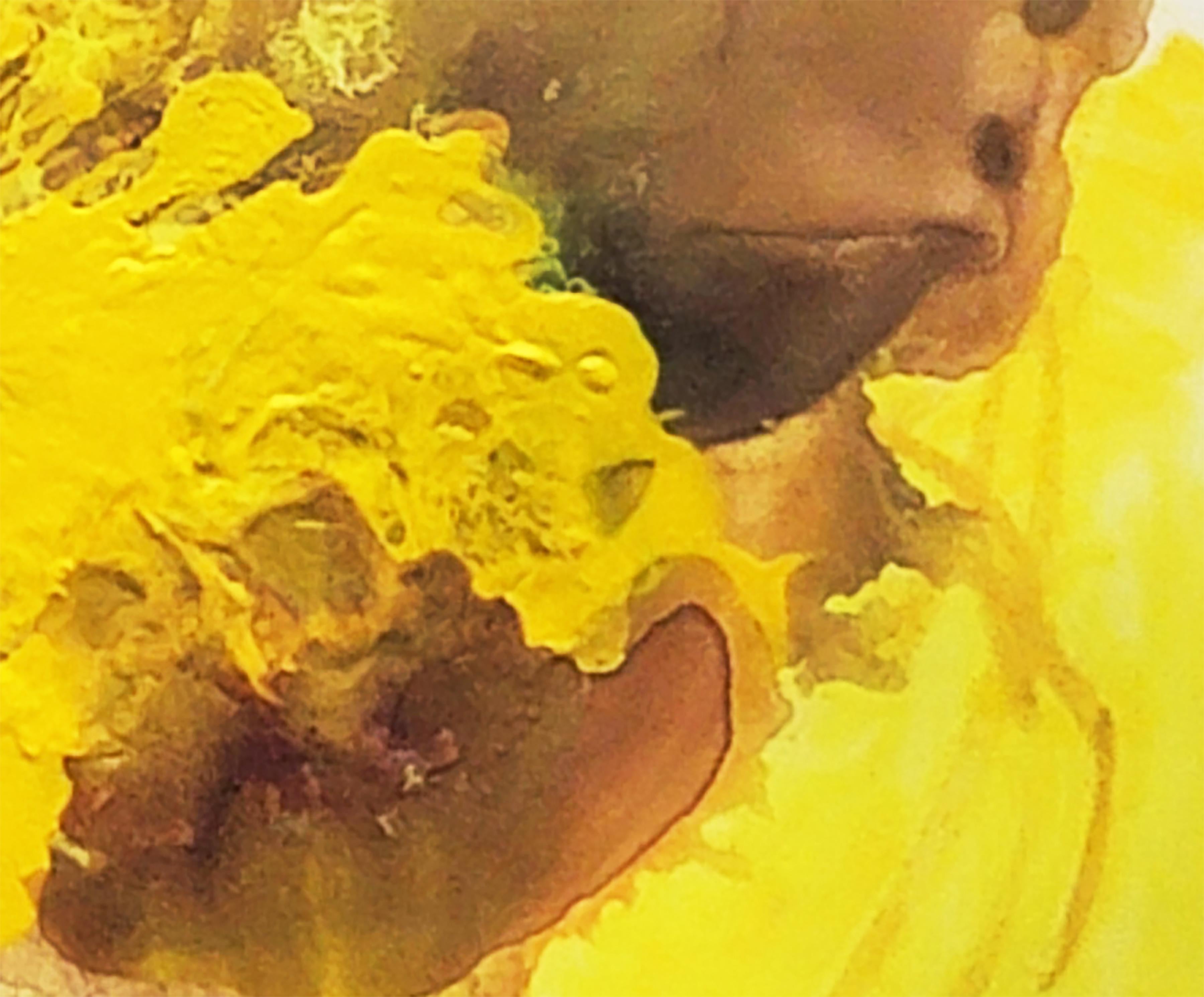 Mysterious Yellow  Stains II For Sale 2