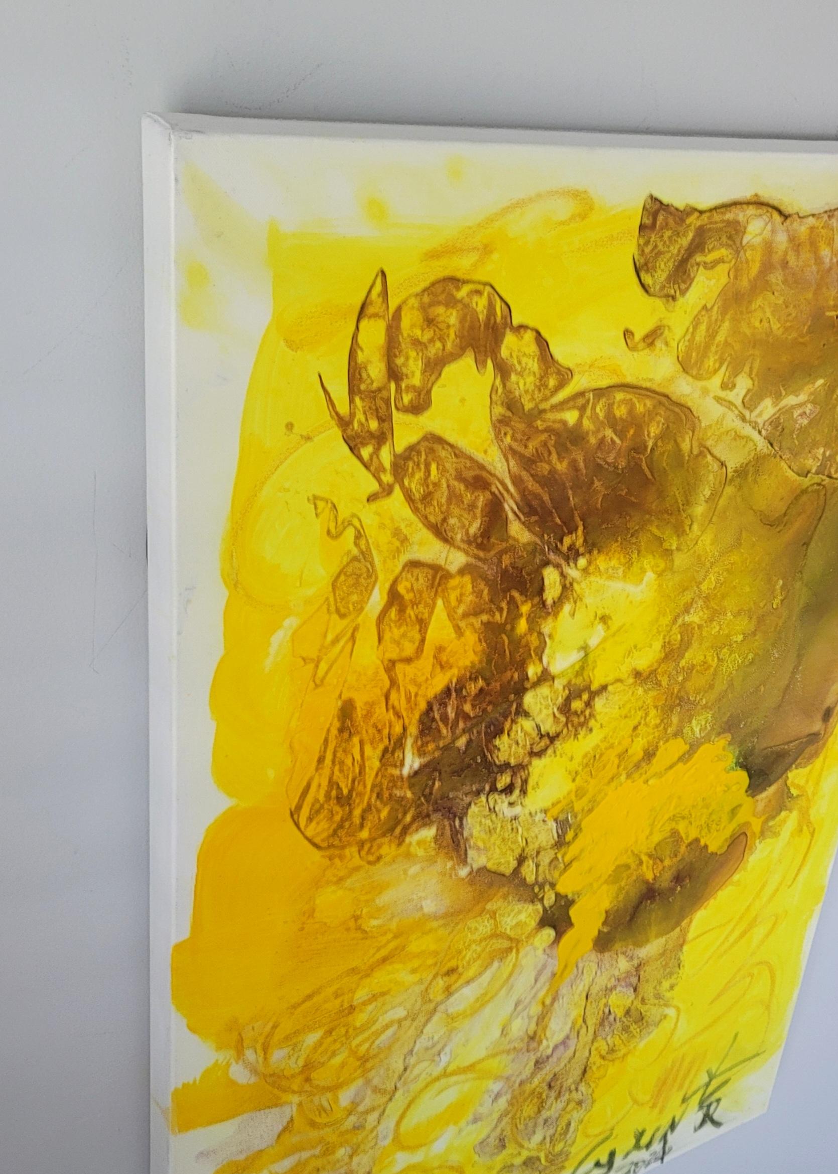 Mysterious Yellow  Stains II For Sale 4