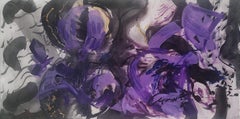 Purple Abstract Composition I: Violet Resonance