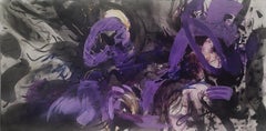 Purple Abstract Composition II: Lavender Echo