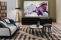 Synchronized Unity- Vivid, Gestural, Expressive Abstract and Zen Calligraphy