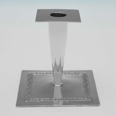 Cymric, Antique Sterling Silver Pair Of Candlesticks by Liberty & Co., 1901