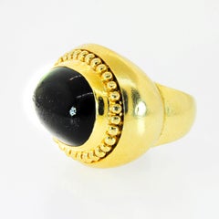 Cynthia Bach Green Tourmaline Gold Ring