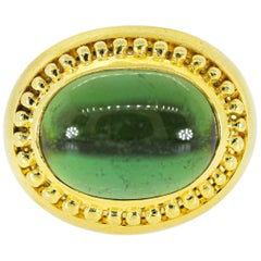 Cynthia Bach Green Tourmaline Gold Ring