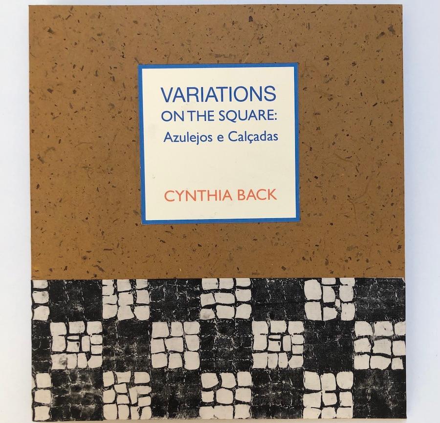 "Variations on the Square: Ajulejos e Calçadas", Artist Book on Handmade Paper