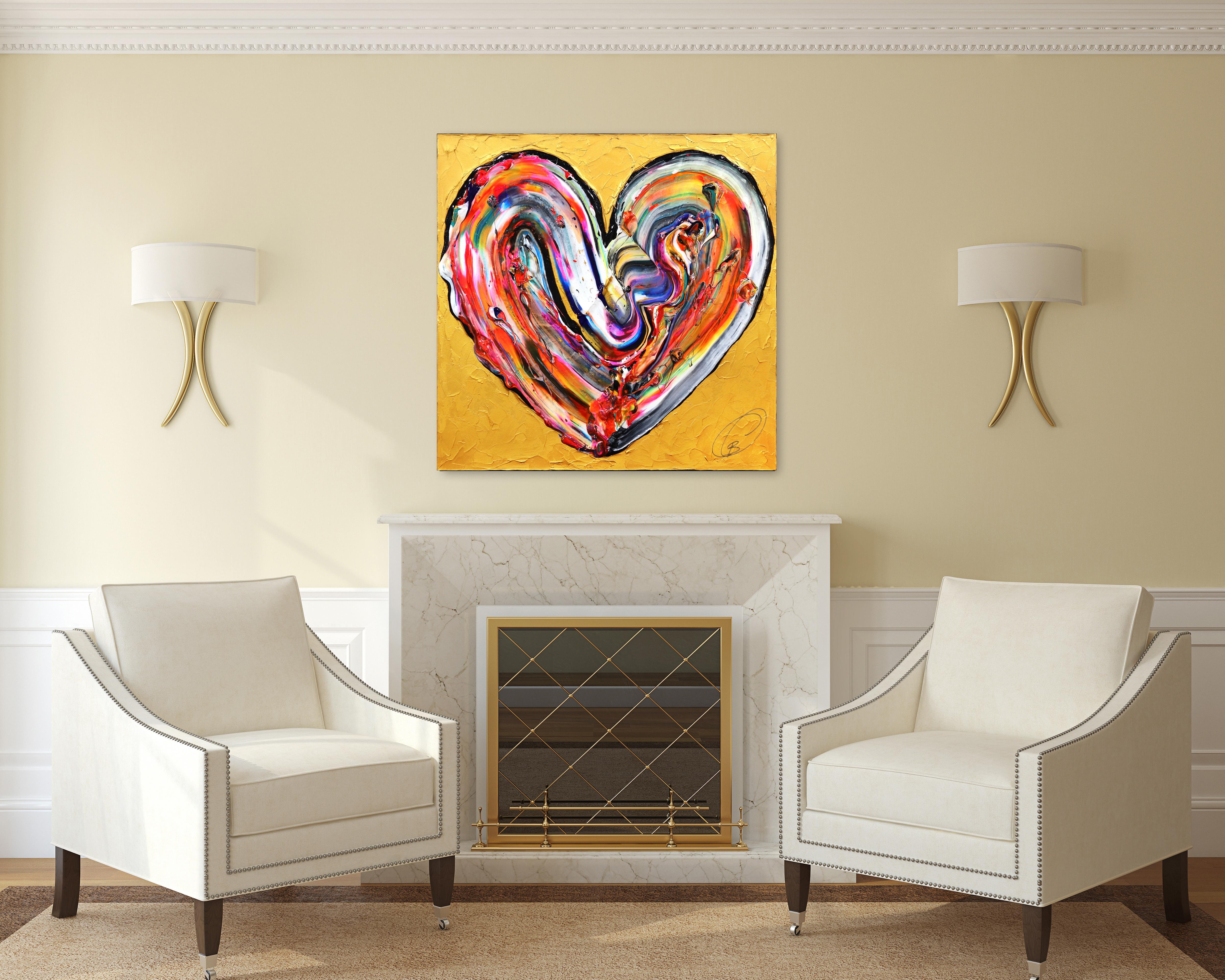 Vivir El Sueño - Impasto Pintura Gruesa Obra de Arte Original - Painting de Cynthia Coulombe Bégin