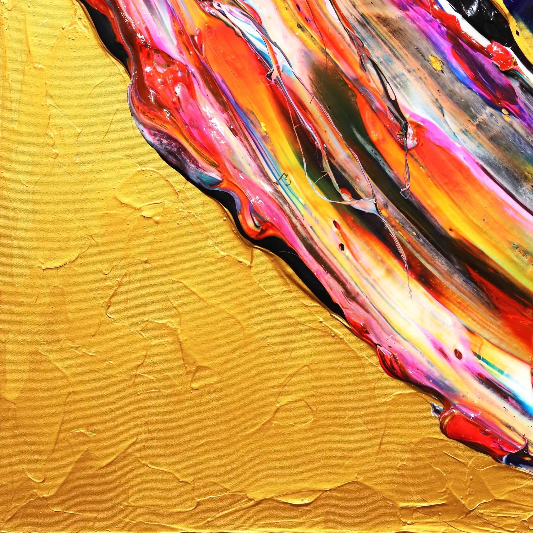 Vivir El Sueño - Impasto Pintura Gruesa Obra de Arte Original en venta 2