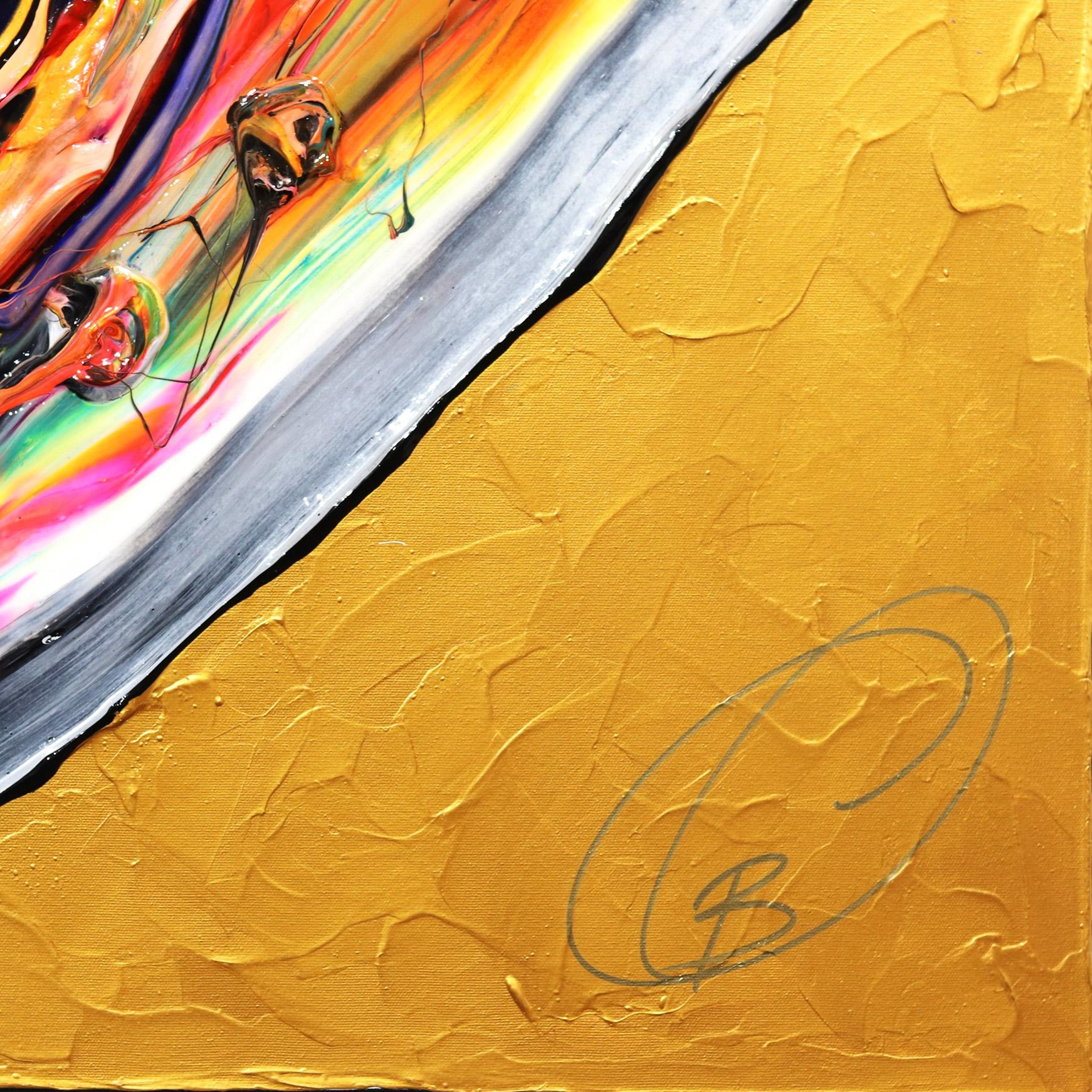 Vivir El Sueño - Impasto Pintura Gruesa Obra de Arte Original en venta 3