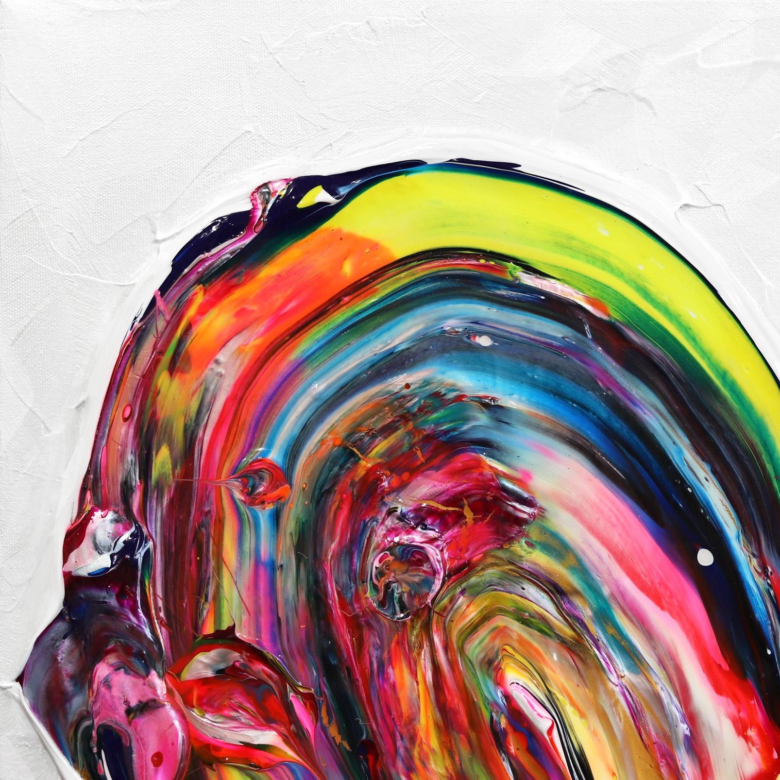 Crazy Little Thing Called Love - Impasto Pintura Gruesa Obra de Arte Original - Painting Contemporáneo de Cynthia Coulombe Bégin
