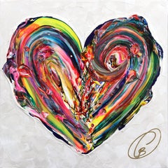 Crazy Little Thing Called Love - Impasto Thick Paint Original Artwork