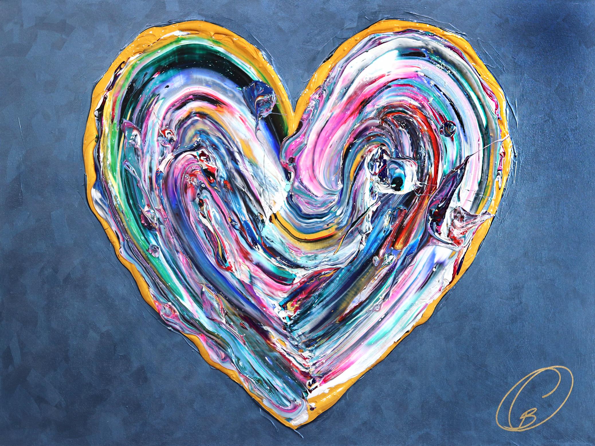 Dreamy Lover – Impasto Thick Paint, Original-Kunstwerk