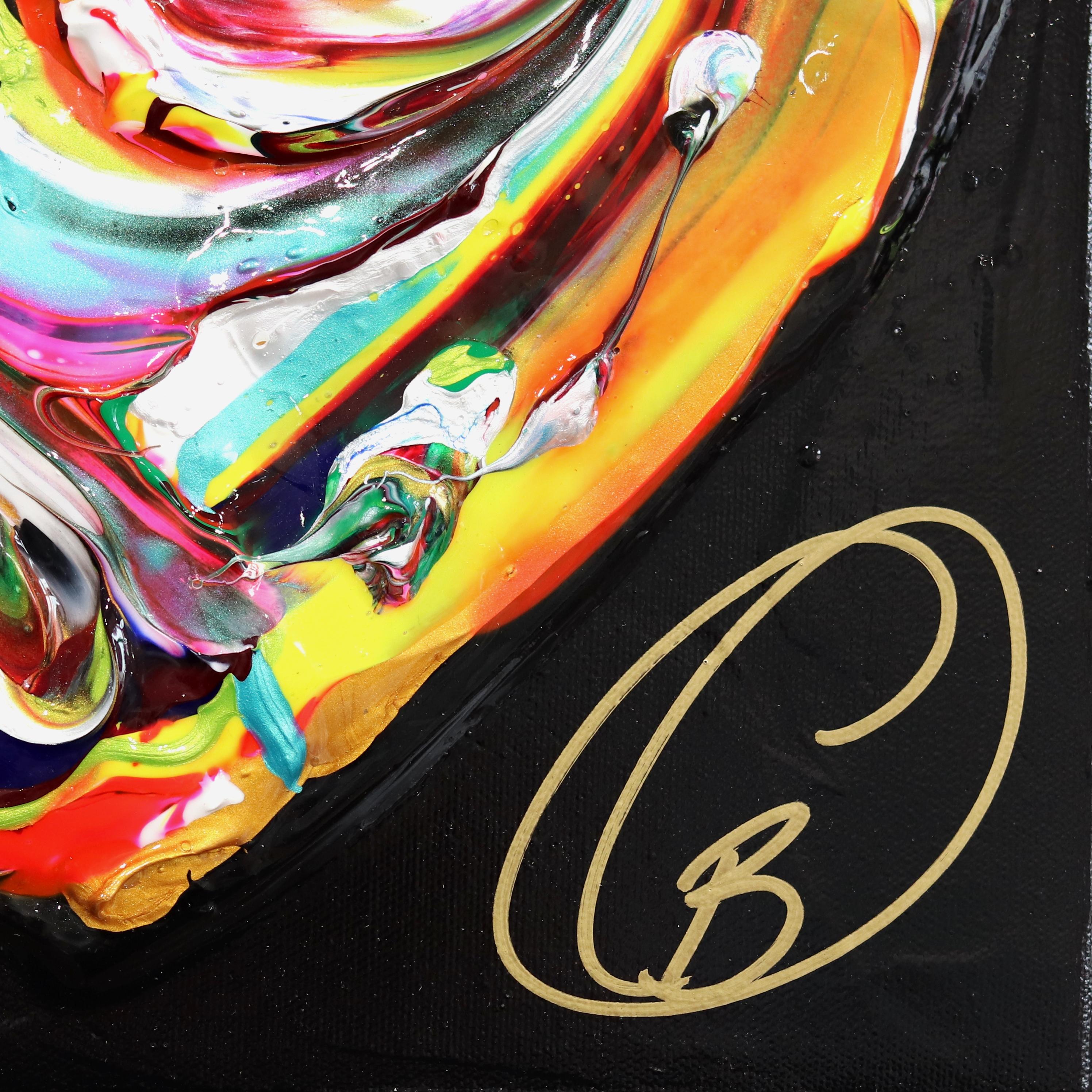 Lovely Love - Impasto Thick Paint Original Artwork en vente 3