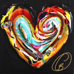 Lovely Love - Impasto Thick Paint Original-Kunstwerk
