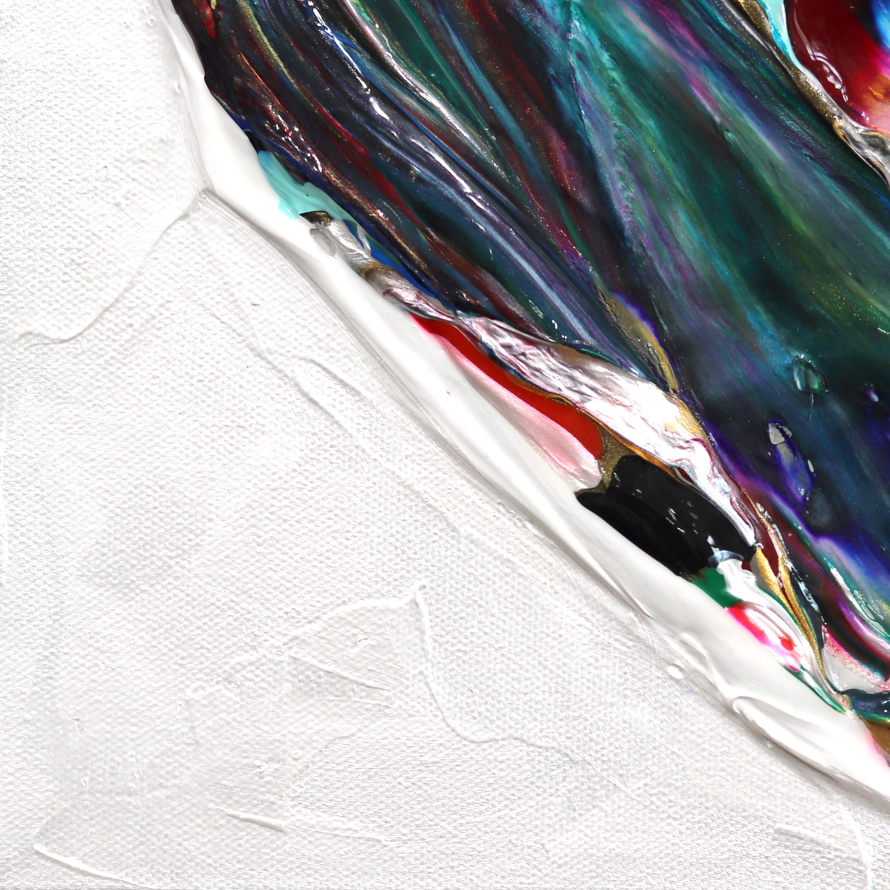 Mi Amor Hermoso - Impasto Pintura Gruesa Obra de Arte Original Corazón en venta 2