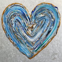 My Heart At Peace - Impasto Thick Paint Original Artwork