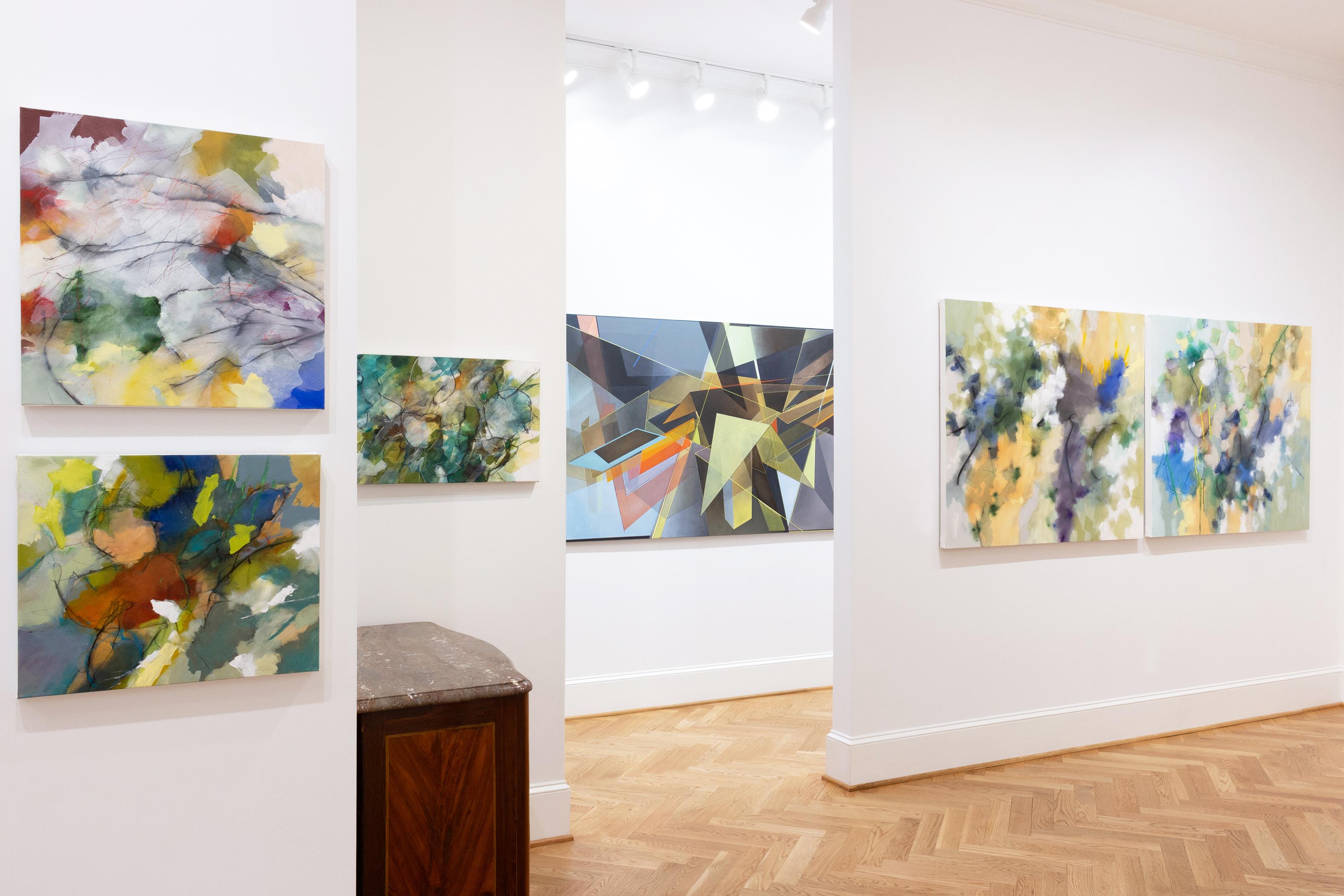 Questo quadro presenta sfumature di giallo, blu, verde e viola. Questo dittico è composto da due tele di 44 x 50 pollici ciascuna.

Cynthia Knapp si ispira alle opere di Joan Mitchell, Helen Frankenthaler e Grace Hartigan.

Cynthia Knapp è