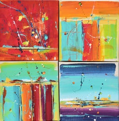 Tout en un jour Brilliante, peinture, acrylique sur toile