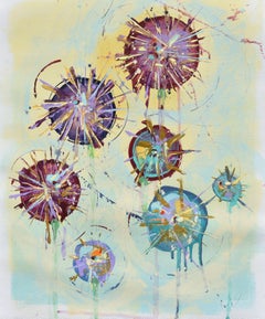 Allium Dreams, Pittura, Acrilico su tela