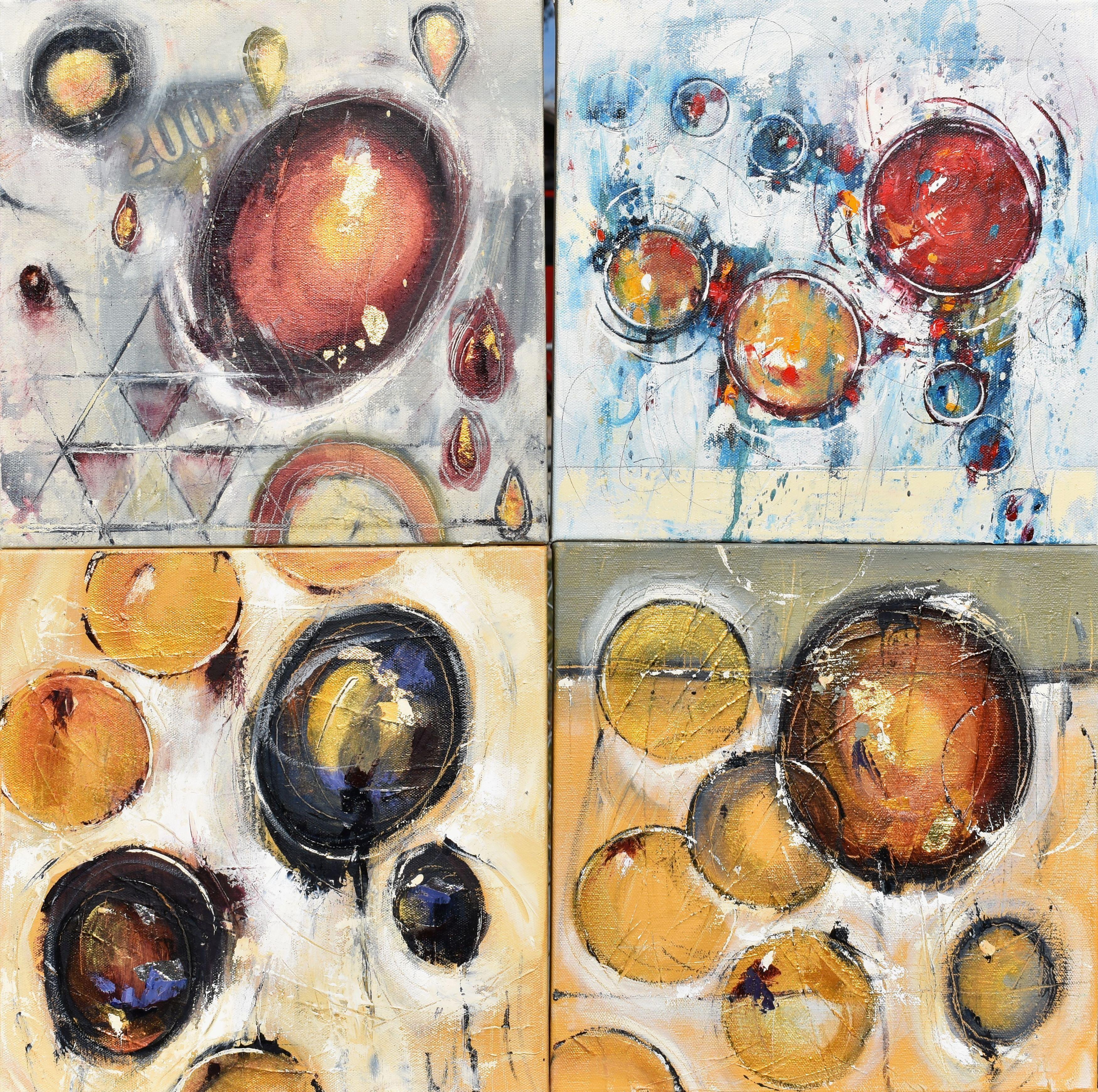 Abstract Painting Cynthia  Ligeros - Always On My Mind, peinture, huile sur toile