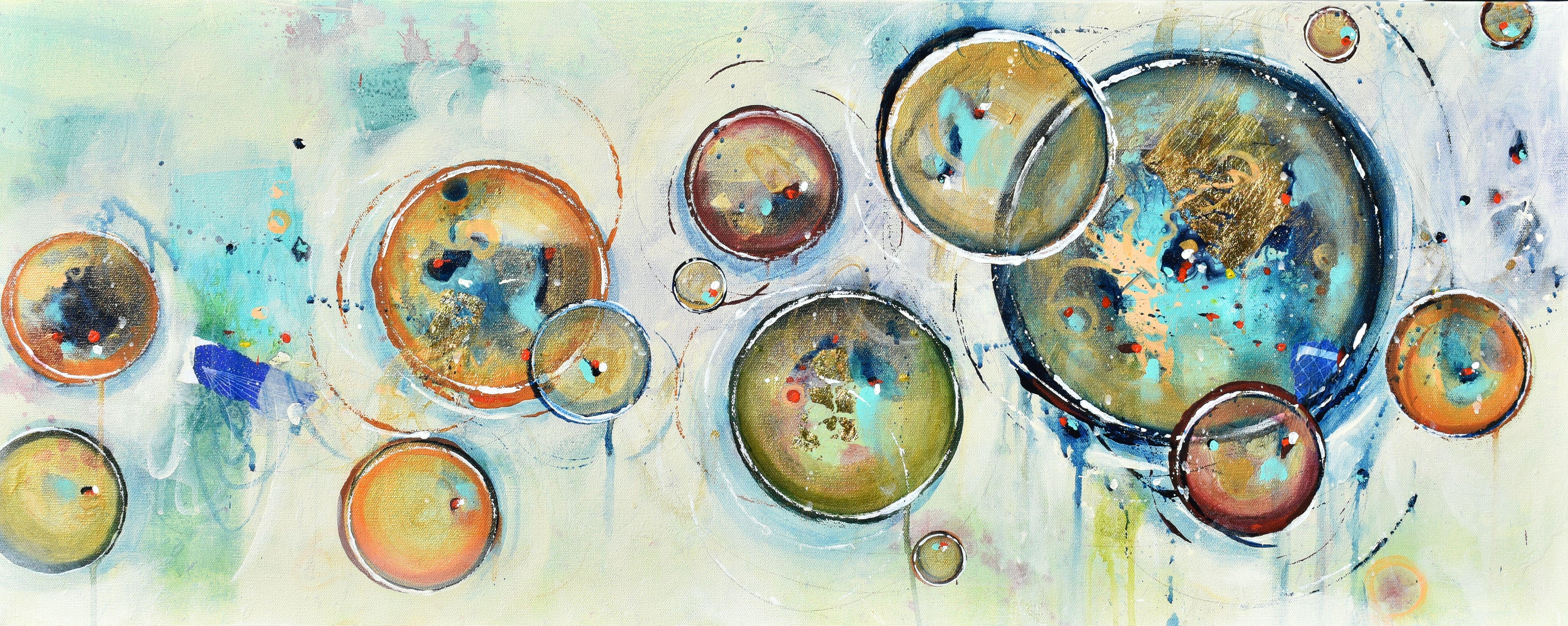 Herbst Eclipse, Gemälde, Acryl auf Leinwand