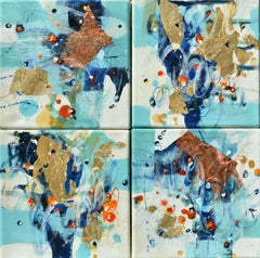 Clouds And Sunlight Blue Magic, Painting, Acrylic on Canvas
