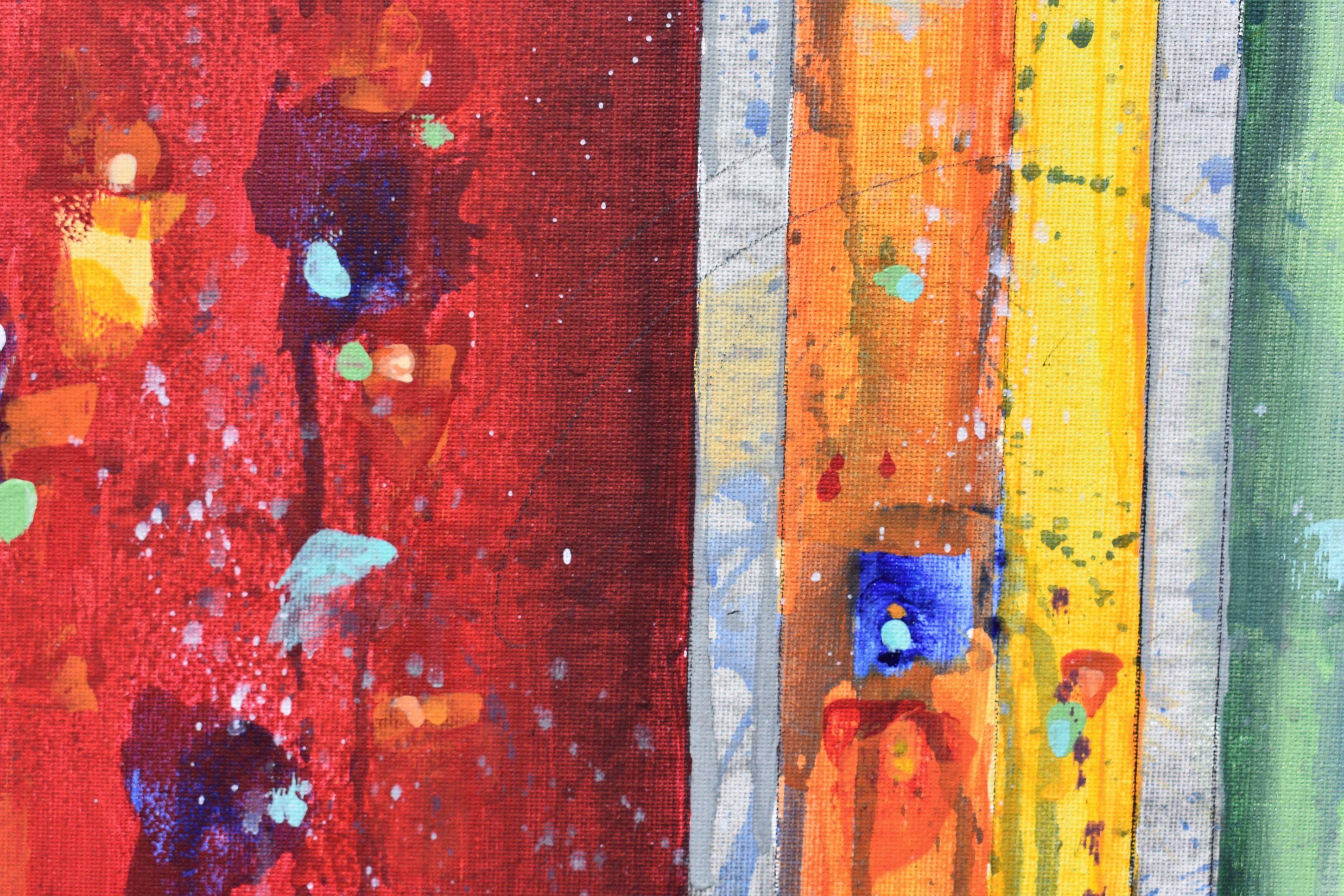 I colori della gioia, Pittura, Acrilico su pannello MDF - Painting Astratto di Cynthia  Ligeros