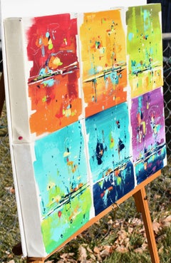 Colors of The December Sun, Painting, Acrylic on Canvas