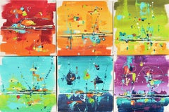 Colors of The December Sun, Painting, Acrylic on Canvas