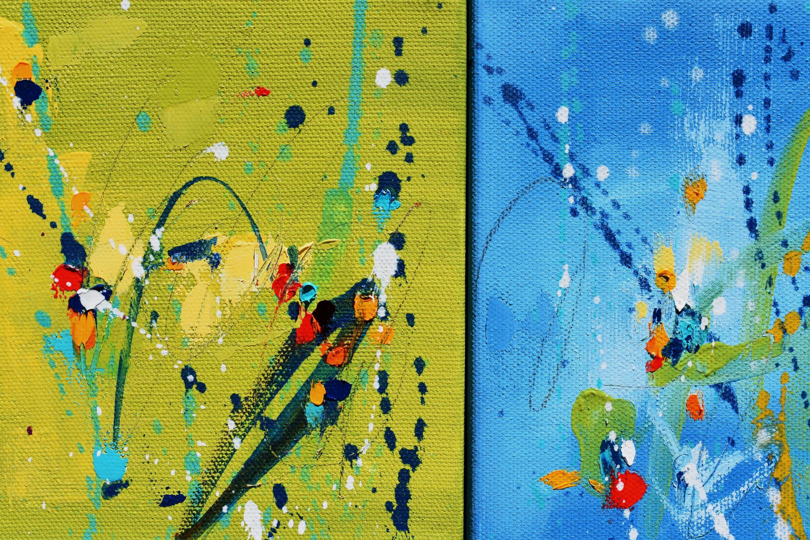 Farben des Vertrauens, Gemälde, Öl auf Leinwand (Moderne), Painting, von Cynthia  Ligeros